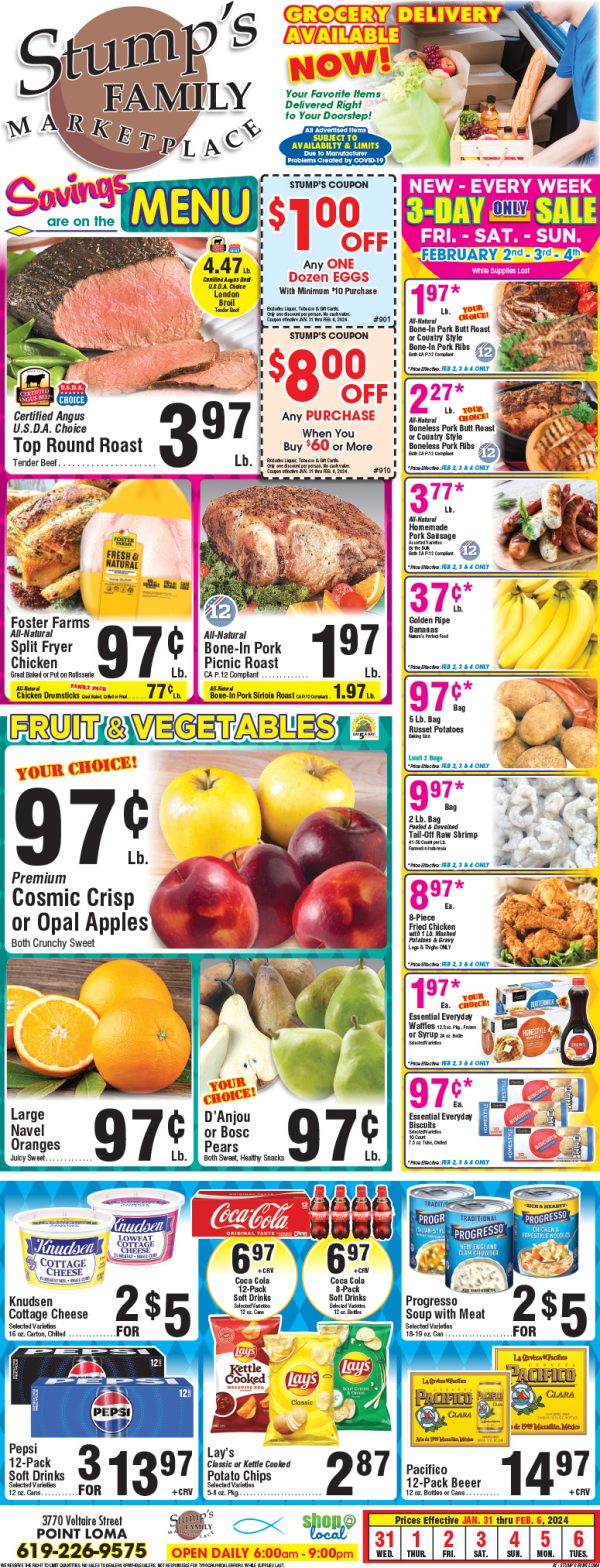 Weekly Ad – Stumps Family Market